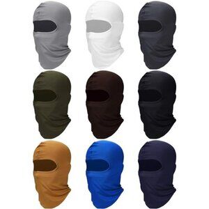 9 Pcs Ski Mask for Men Full Face Cover UV Sun Protection Cooling